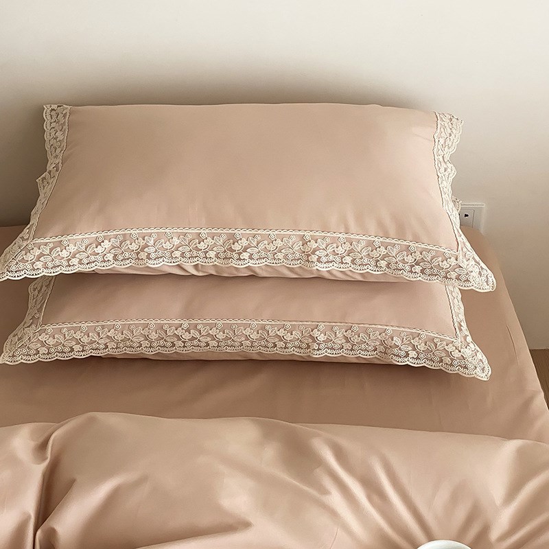 简约加厚简约纯色100支全棉轻磨毛四件套亲肤舒适保暖秋冬床品