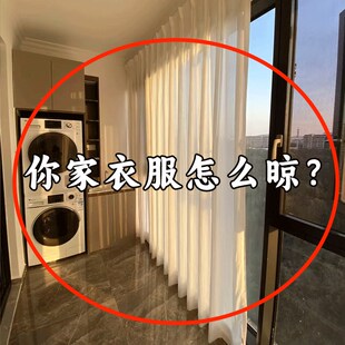 王宗廷折叠晾衣架碳钢家用阳台落地婴儿挂衣杆晾衣杆晾晒被子神器