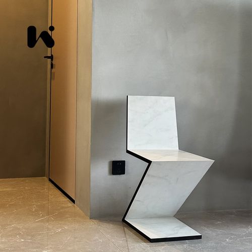 再物设计出品之椅非复刻Z字椅设计师款餐椅中古椅子靠背椅