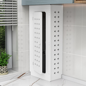 L型燃气管道遮挡柜洞洞板瓦斯管道瓦斯管道遮挡装 饰热水器遮丑