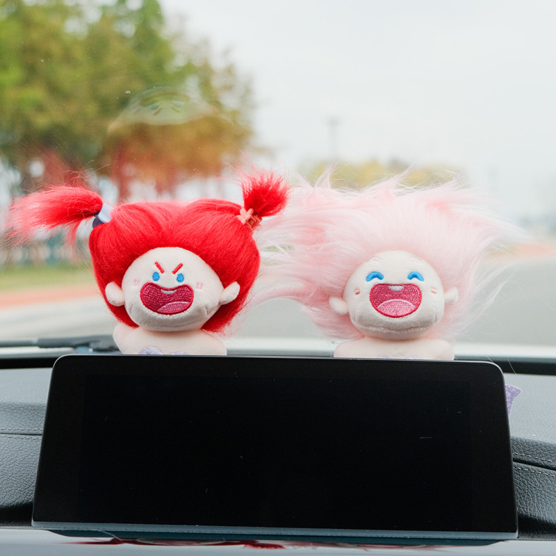 美人鱼可爱车内饰品摆件屏幕汽车中控台仪表台显示屏装饰车载物