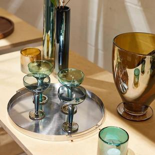 家用碟形香槟杯套装 英国LSA进口鸡尾酒杯高颜值玻璃冰酒桶 酒具