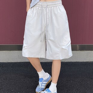 街头薄款 潮z牌宽松休闲户外运动五分裤 工装 男夏季 学生大 短裤 美式