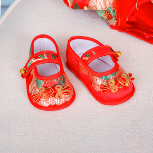 子 子女宝宝周岁礼服Z搭配 婴儿唐装 鞋