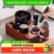 意式 Bin Coo实木多功能压粉底座套装 咖啡器具敲渣桶收纳填压座