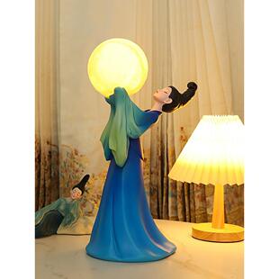 仅此绿色月相灯月相灯装饰居室客厅大气家装民族风情文化创意礼品