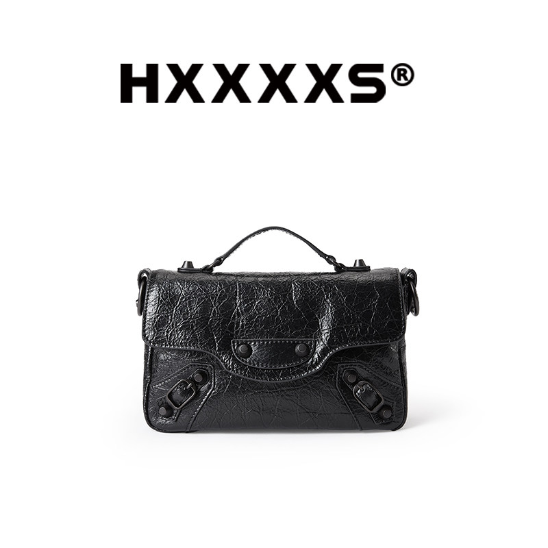 HXXXXS油蜡翻盖机车包