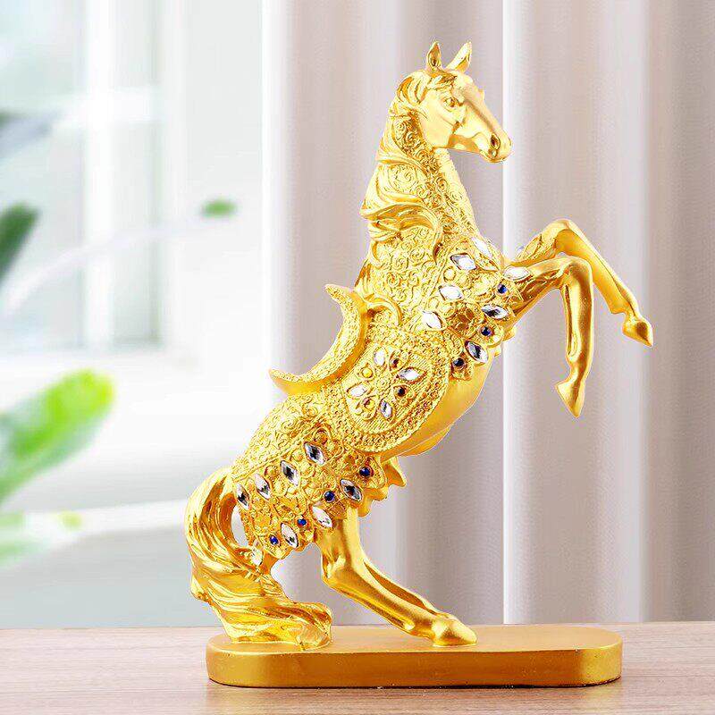 马到成功马摆件工艺品家居装饰客厅电视酒柜办公室桌面现代轻奢高