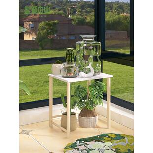 花架置物架狗窝上方花盆阶梯架阳台落地多层实木架子猫砂盆放置架