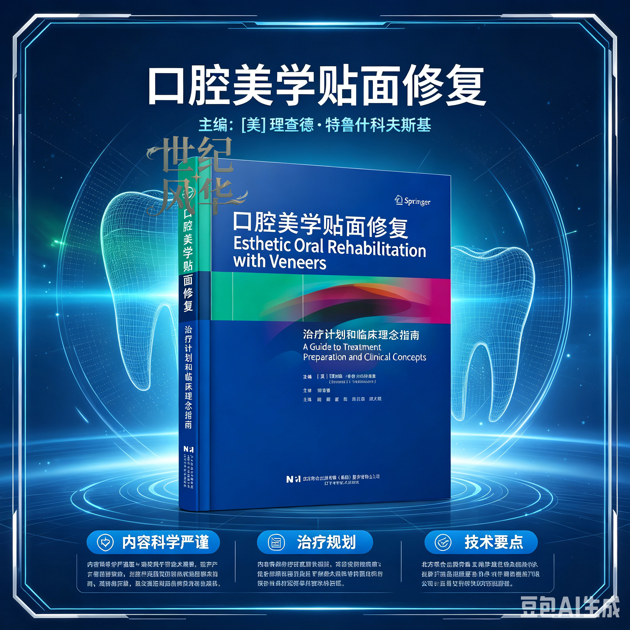 口腔美学贴面修复治疗计划和临床理念指南 医学书籍 周倜 董凯 周月琪 周文娟 主译 辽宁科学技术出版社