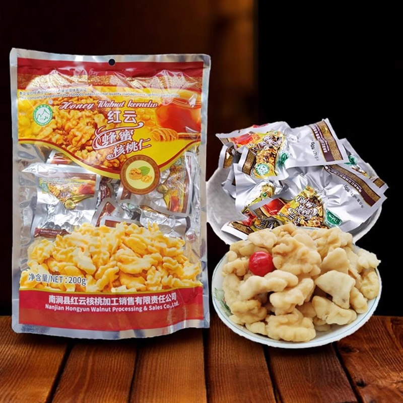 云南红云蜂蜜核桃仁200g原味去皮独立小包装琥珀核桃2025年新货