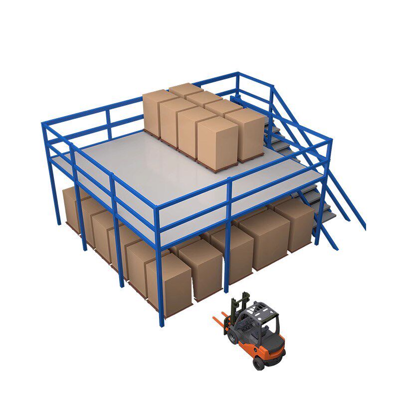 阁楼平台货架钢结构搭建可拆卸加隔二层办公库房仓库加厚重型货架