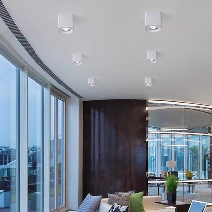 led明装筒灯方形家用走廊盒子灯店铺办公室单头吸顶式射灯斗胆灯