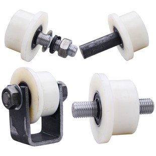 T型尼龙槽轮单边轮/货梯升降机/地铁矿山火车轨道轮/槽钢方钢滑轮