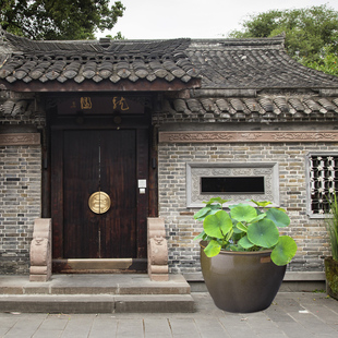 陶瓷大缸景德镇鱼缸水缸养鱼庭院特大号睡莲荷花缸室外养花盆摆件