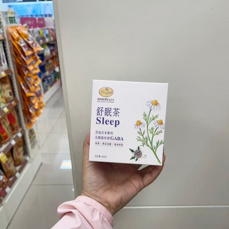 台湾代购曼宁机能茶包舒眠茶 晶亮茶 纯素 无糖 无咖啡因 2g/包