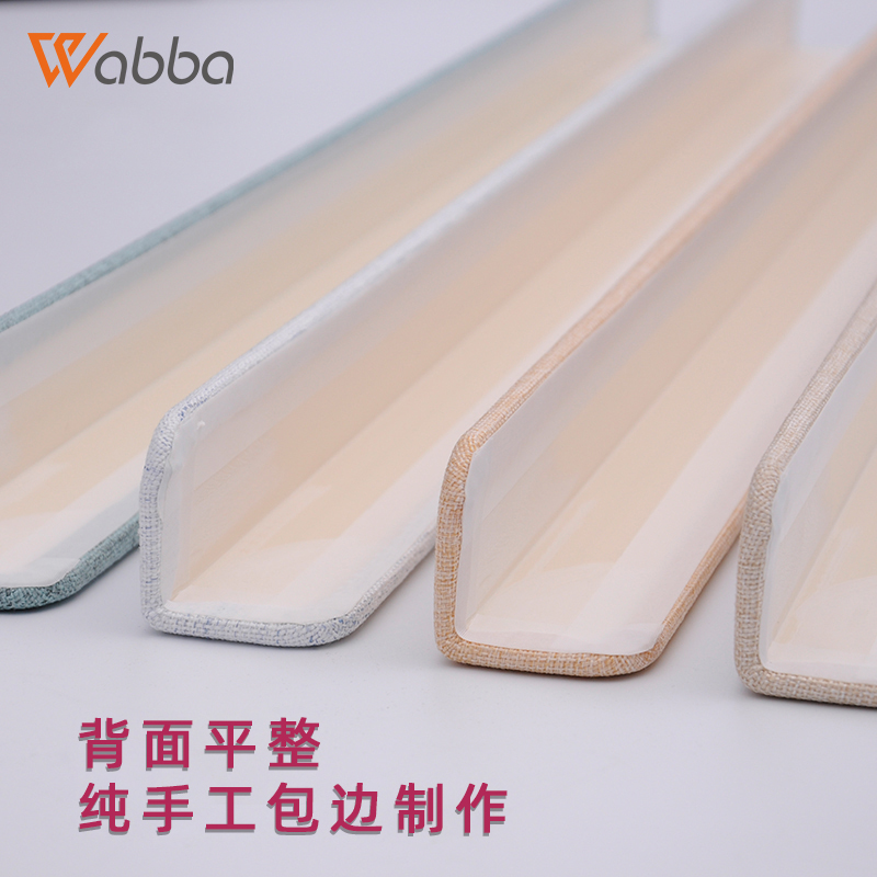 墙布软包护角条阳角贴护墙角纯色布艺墙角保护条免打孔墙纸防撞条
