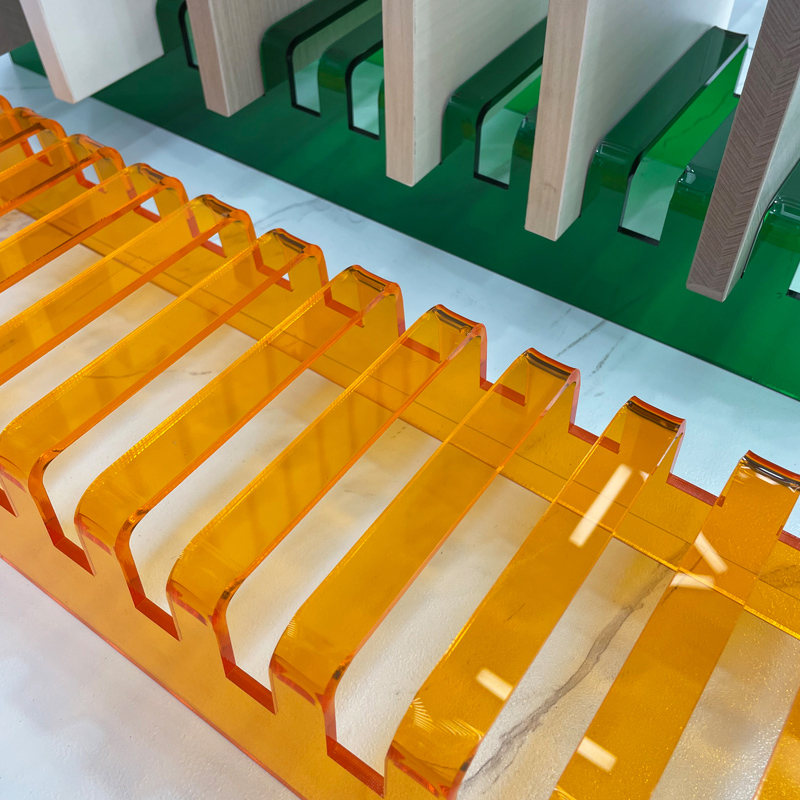 橱柜门板展示架石材大理石瓷砖展示架铝扣板木地板亚克力色板架子