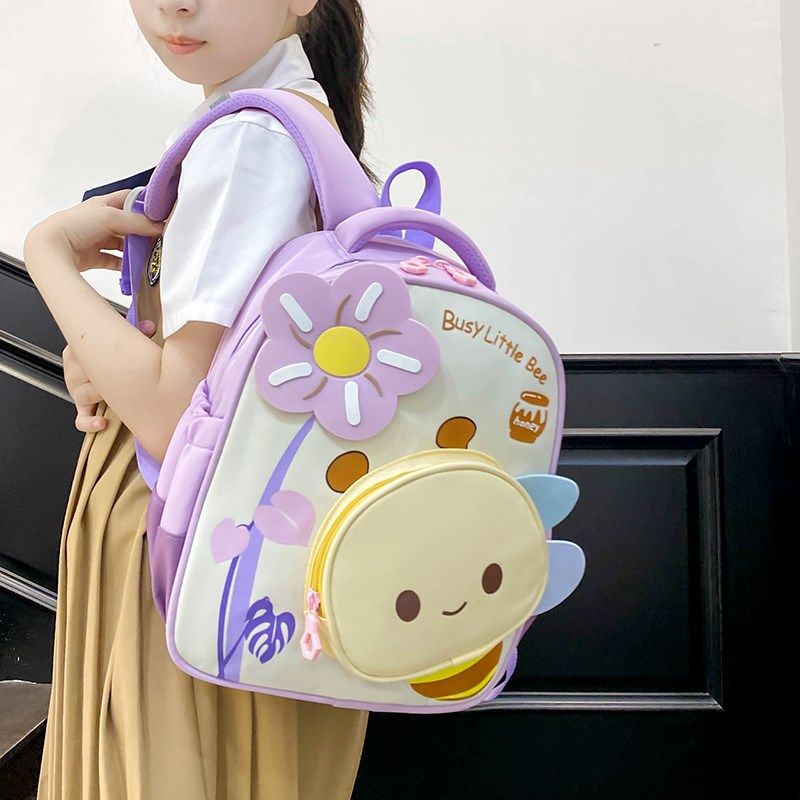 夏季新款轻便防水幼儿园书包大班中班小包双肩包儿童卡通可爱揹包