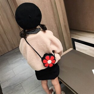 时尚 网红女童斜挎小包包2023新款 儿童小女N孩可爱迷你小背包零钱