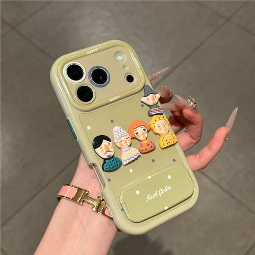 IPhone17promax卡通贴件手机壳