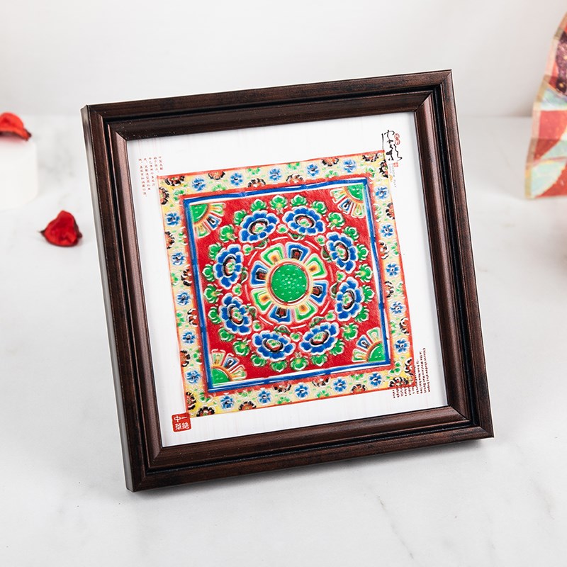 敦煌皮影摆件中国特色礼品送老外皮影戏陕西甘肃纪念品出国小礼物