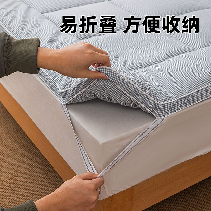 A类新疆棉花褥子床垫软垫家用铺底垫被加厚学生宿舍单人棉絮睡垫