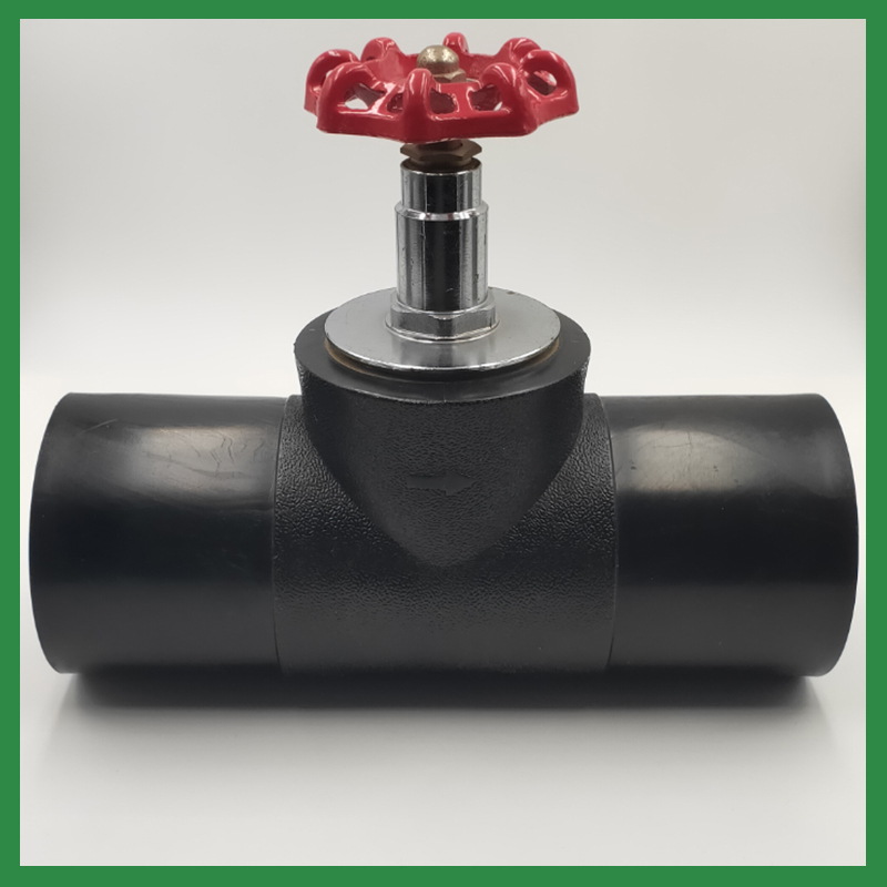 PE升降式截止阀对接闸阀对焊接75 90 110 125 160pe水管管件配件