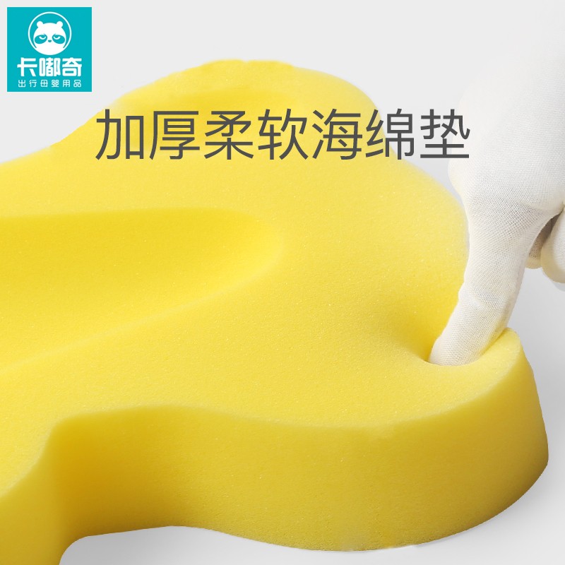 婴儿洗澡海绵垫宝宝洗澡神器可坐躺防滑网兜新生浴盆托通用沐浴架