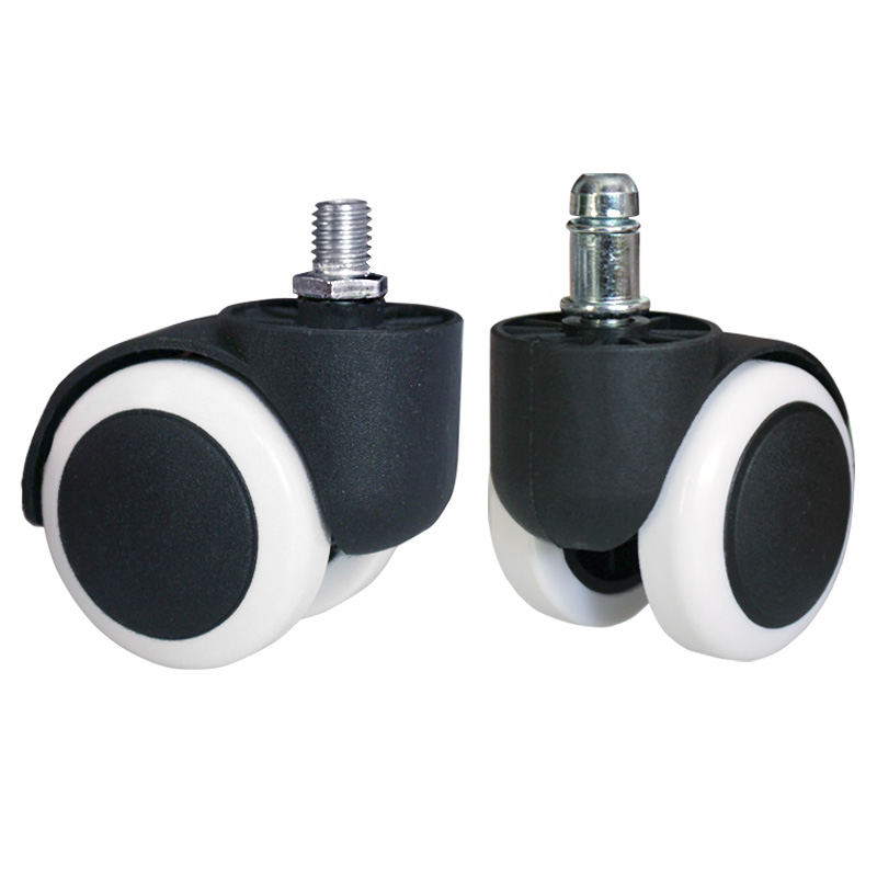 万向轮子轴承美容大工办公升降转椅轱辘电脑椅通用凳滑行尼龙轮子