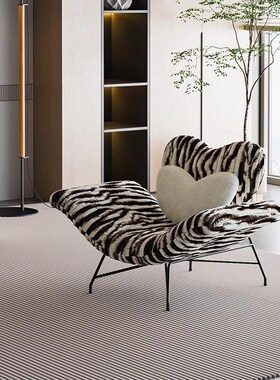 单人单椅客厅椅极简休闲椅子轻奢丘比特懒人躺椅设计师沙发沙发椅