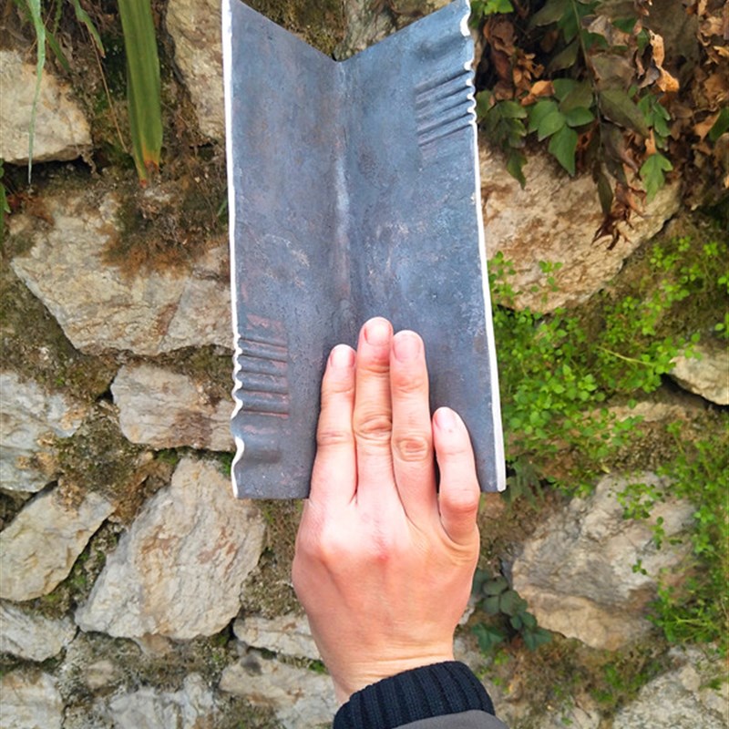 瞿氏铁匠刮篾刀槽刮刀篾匠专用刀手工一体锻打而成边钢工艺可定制