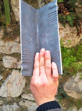 瞿氏铁匠刮篾刀槽刮刀篾匠专用刀手工一体锻打而成边钢工艺可定制