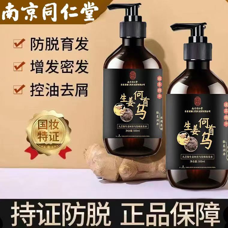 南京同仁堂生姜黑灵芝何