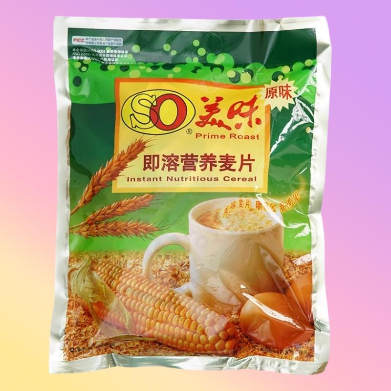 美味S0美味麦片560g美味麦片营养早餐速冲免煮即食早餐麦片