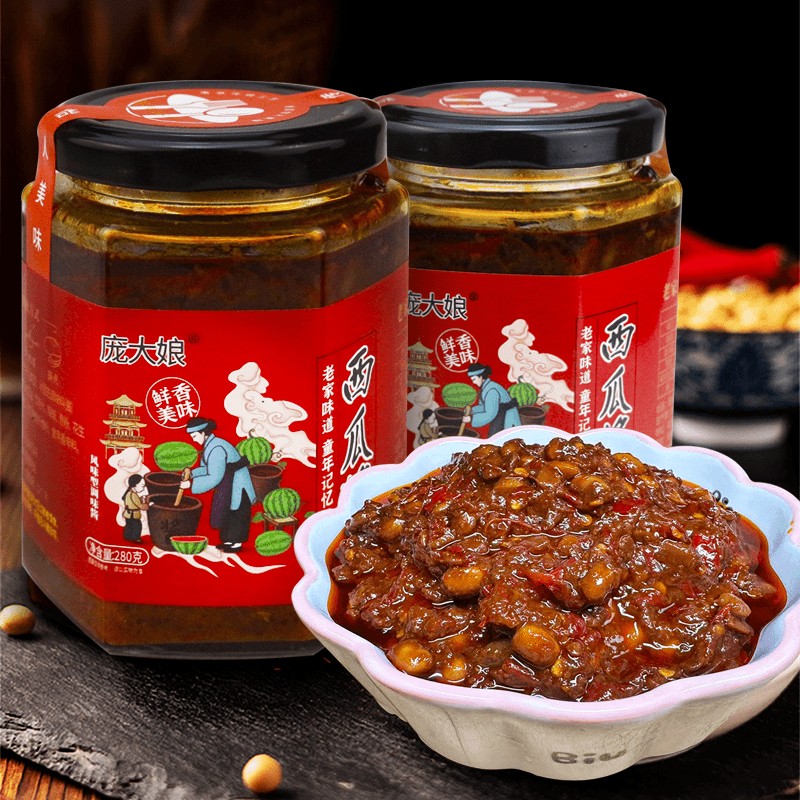 【庞大娘】老式酱豆安徽河南老式酱类调料