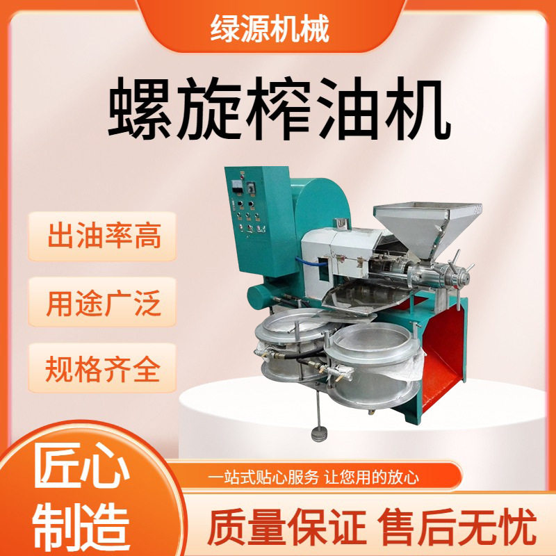多功能螺旋榨油机 可榨多种油料 全自动温控 出油率高 绿源