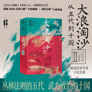 正版大浪淘沙从五代到十国+乱世人心从晚唐到五代 王宏杰 五代史三部曲系列一部生动而富有深度的乱世长卷一幅反映人性画卷fx