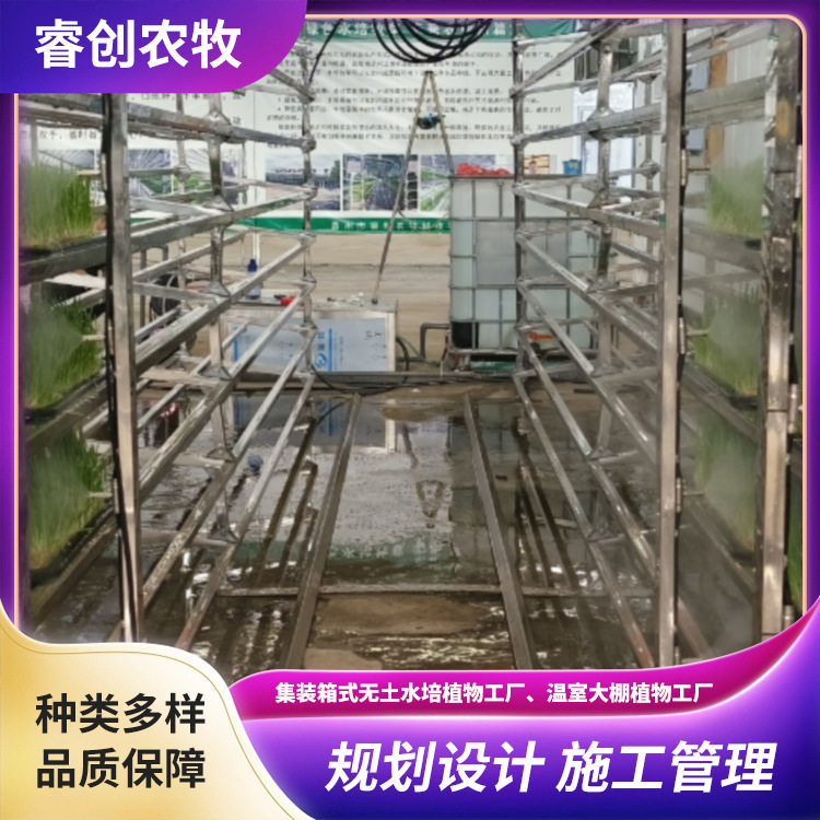 立体农场仓水培无土系统