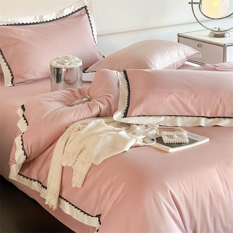 2024新款长绒棉四件套纯棉全棉床单被套罩床笠轻奢高级感床上用品