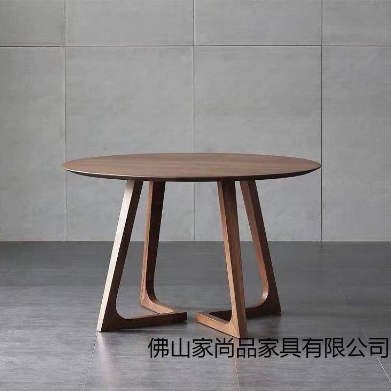 北欧圆桌餐桌简约现代阳台餐桌椅组合家用洽谈小户型桌子客厅圆形