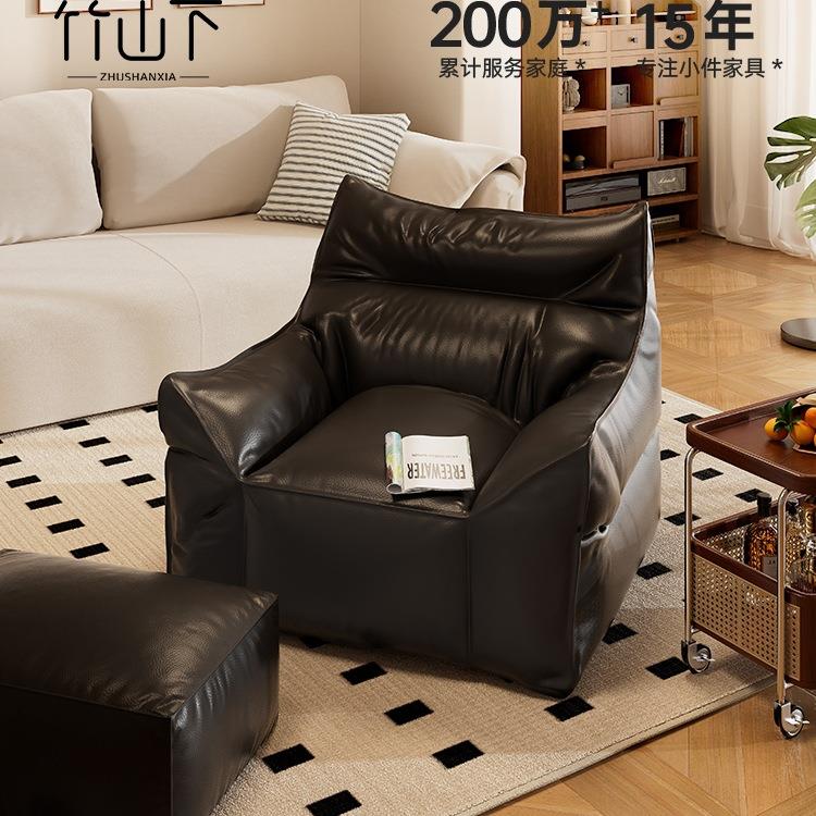 单人懒人沙发可躺可睡窝窝椅卧室小沙发阳台客厅2025新款阅读沙发