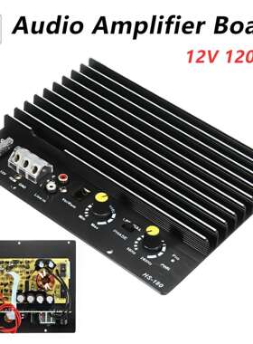 12V车载汽车无损音响改装1000W大功率KL-180单路低音炮功放板