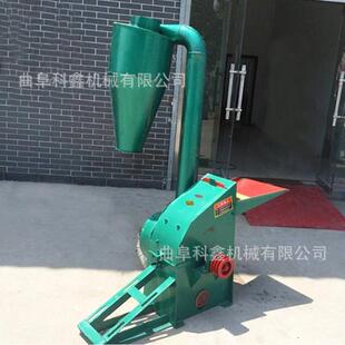 小型农用地瓜秧红薯干粉碎机沙克龙锤片打糠机环保除尘打粉机科鑫