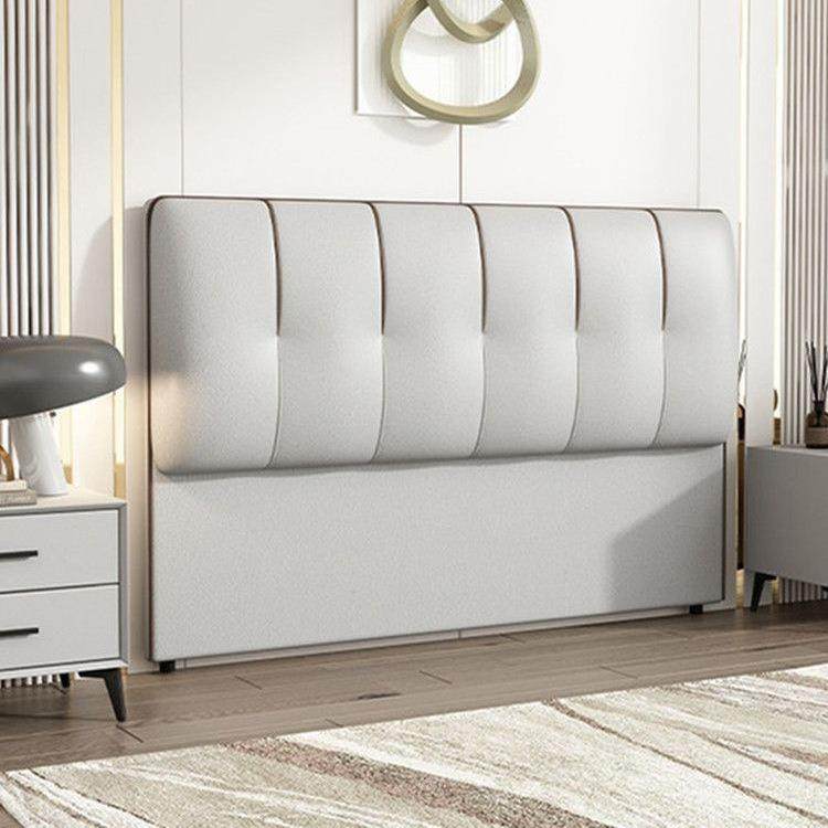 科技现代简约布单买用床头靠背床头板软包人家落地实木板双其他