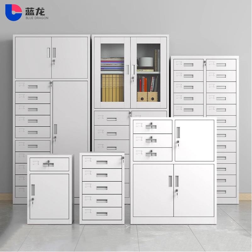 钢制多斗柜24斗铁皮柜目录柜抽屉式文件柜A4资料柜办公档案收纳柜