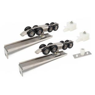 锵辉工厂静音吊轮移门轮轨道滑轮边框门滑轮侧装片趟门滑轮