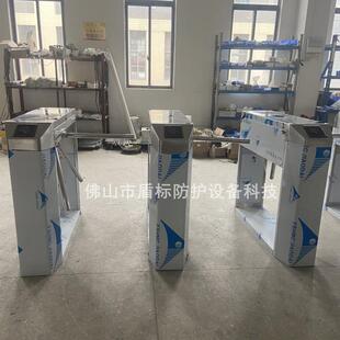 人行导向通道门手动不锈钢三辊闸机超市入口只进不出单向转闸