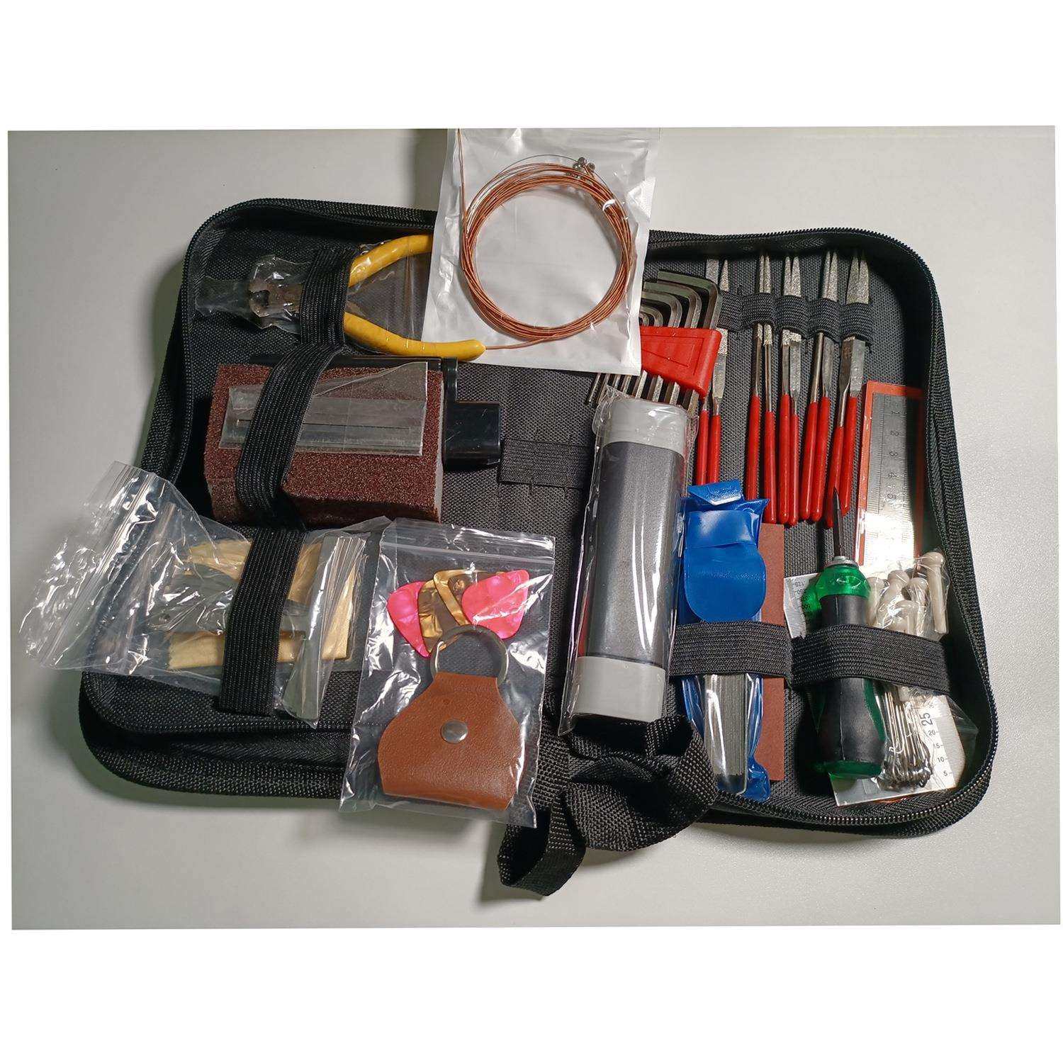 吉他工具包护板套装吉他清洁工具日常护理包换弦指板修理套件