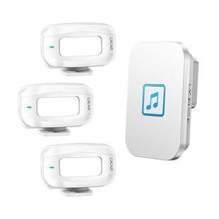 门铃感应器叮咚分体式语音进门感应器迎宾器超市门口店门来客提醒